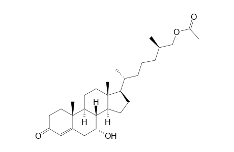 (25R)-7.alpha.,-26-Dihydroxycholest-4-en-3-one 26-acetate
