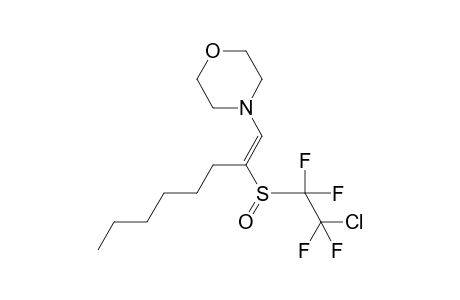 (E)-4-(2-(2-Chlorotetrafluoroethanesulfinyl)oct-1-enyl)morpholine