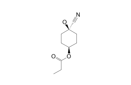 CIS-4-PROPIONYLOXYCYCLOHEXANONE-CYANOHYDRIN