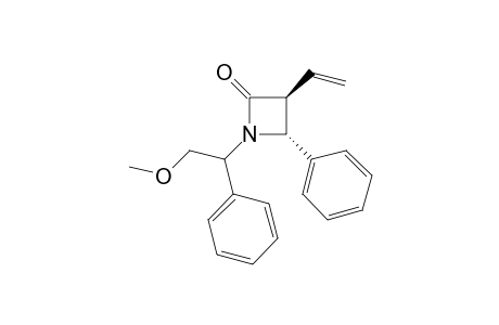 trans-1-(2-Methoxy-1-phenylethyl)-4-phenyl-3-vinylazetidin-2-one isomer