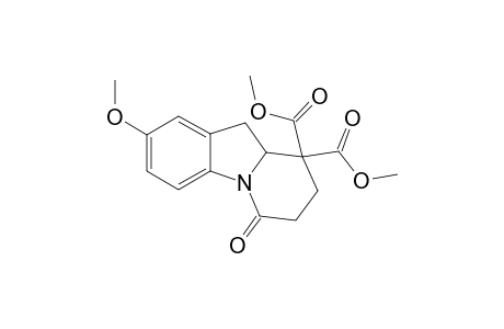 Dimethyl 2-methoxy-6-oxo-7,8,9a,10-tetrahydropyrido[1,2-a]indole-9,9(6H)-dicarboxylate