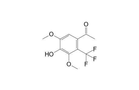 1-[4-Hydroxy-3,5-dimethoxy-2-(trifluoromethyl)phenyl]ethan- 1-one