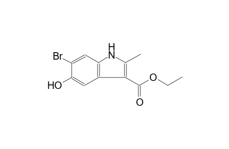 1H-indole-3-carboxylic acid, 6-bromo-5-hydroxy-2-methyl-, ethyl ester