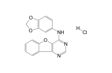 N-(benzo[d][1,3]dioxol-5-yl)benzofuro[3,2-d]pyrimidin-4-amine hydrochloride