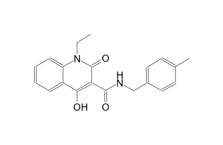 1-ethyl-4-hydroxy-N-(4-methylbenzyl)-2-oxo-1,2-dihydro-3-quinolinecarboxamide