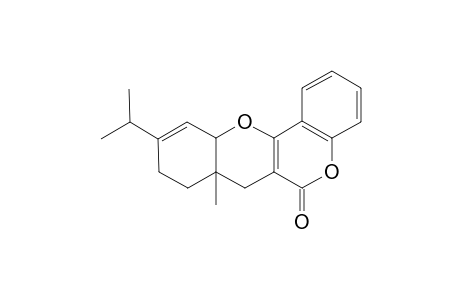 (7aSR,11aSR)-7a-Methyl-10-(1-methylethyl)-7,7a,8,9-tetrahydro-6H,11aH-[1]benzopyrano[4,3-b][1]benzopyran-6-one