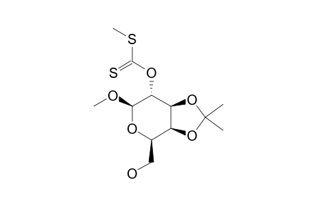 METHYL-3,4-O-ISOPROPYLIDENE-2-O-(METHYL-THIO)-THIOCARBONYL-BETA-D-GALACTOSIDE