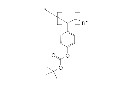 Poly[4-(tert-butoxycarbonyloxy)styrene]