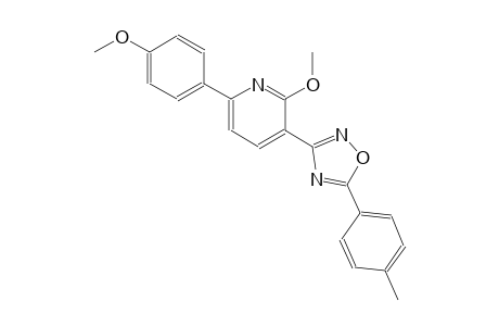 2-methoxy-6-(4-methoxyphenyl)-3-[5-(4-methylphenyl)-1,2,4-oxadiazol-3-yl]pyridine
