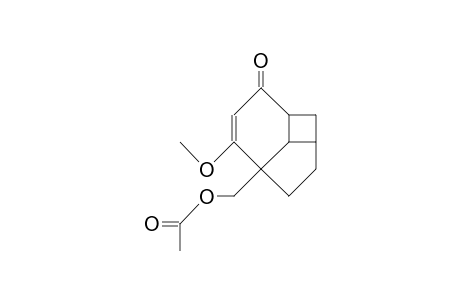 1-Acetoxymethyl-2-methoxy-tricyclo(4.3.1.0/7,10/)dec-2-en-4-one