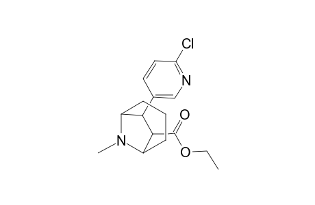 8-Methyl-2-exo-(6-chloro-3-pyridyl)-3-exo-carbethoxy-8-azabicyclo[3.2.1]octane