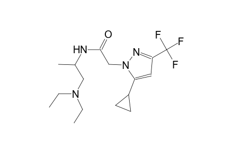 2-[5-cyclopropyl-3-(trifluoromethyl)-1H-pyrazol-1-yl]-N-[2-(diethylamino)-1-methylethyl]acetamide