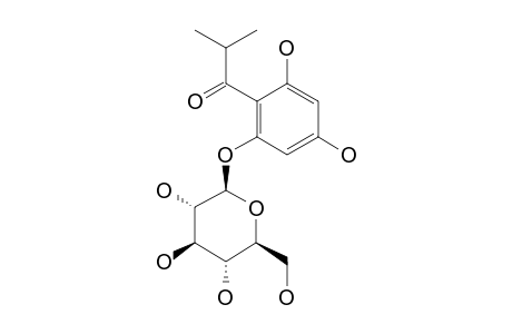1-[(2-METHYLPROPANOYL)-PHLOROGLUCINYL]-BETA-D-GLUCOPYRANOSIDE