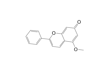 7H-1-Benzopyran-7-one, 5-methoxy-2-phenyl-