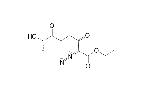 (S)-ethyl 2-hydrazono-7-hydroxy-3,6-dioxooctanoate