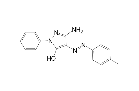 3-Amino-1-phenyl-4-(p-tolyldiazenyl)-1H-pyrazol-5-ol