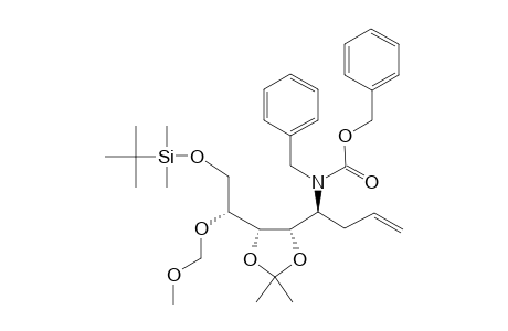 BENZYL-BENZYL-[(S)-1-[(4S,5S)-2,2-DIMETHYL-5-[(R)-8,8,9,9-TETRAMETHYL-2,4,7-TRIOXA-8-SILADECAN-5-YL]-1,3-DIOXOLAN-4-YL]-BUT-3-ENYL]-CARBAMATE