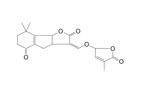 8,8-Dimethyl-3-(4-methyl-5-oxo-2,5-dihydrofuran-2-yloxymethylene)-3a,4,6,7,8,8b-hexahydro-3H-indeno[1,2-b]furan-2,5-dione