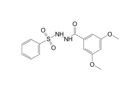 1-(3,5-dimethoxybenzoyl)-2-(phenylsulfonyl)hydrazine