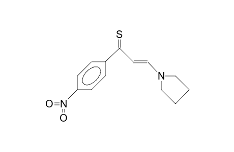 1-(4-Nitro-phenyl)-3-(1-pyrrolidinyl)-2-propene-1-thione