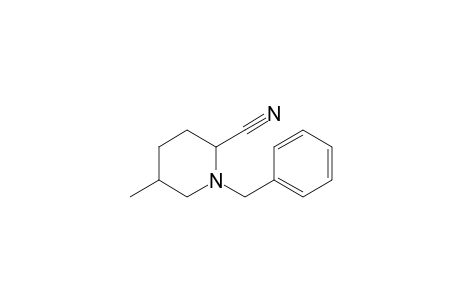 1-Benzyl-5-methylpiperidine-2-carbonitrile
