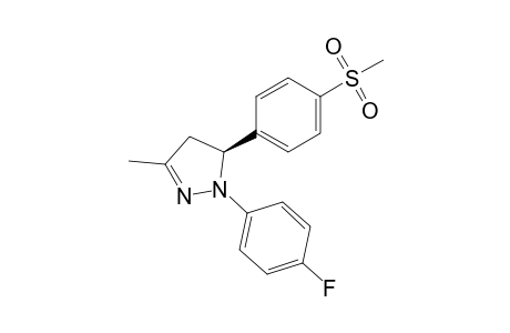 (S)-1-(4-Fluorophenyl)-3-methyl-5-[4-(methylsulfonyl)phenyl]-4,5-dihydro-1H-pyrazole