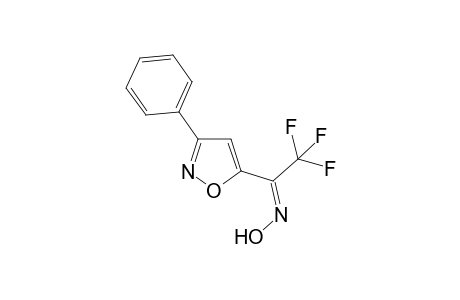 (E)-2,2,2-Trifluoro-1-(3-phenylisoxazol-5-yl)ethanone oxime