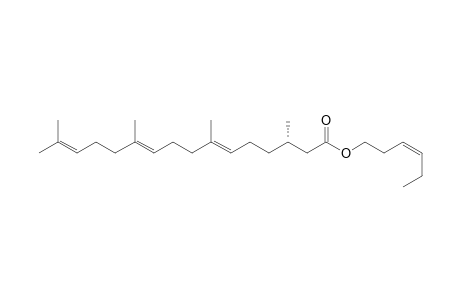 (Z)-3-Hexenyl (S)-geranylcitronellate