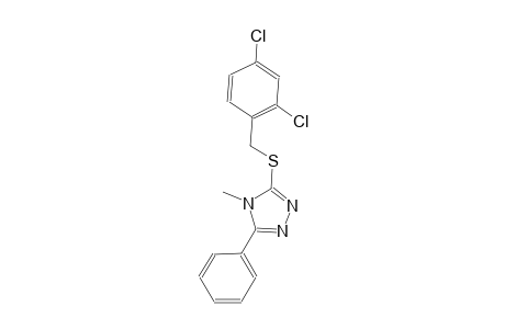 3-[(2,4-dichlorobenzyl)sulfanyl]-4-methyl-5-phenyl-4H-1,2,4-triazole