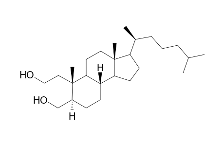 A-Nor-2,3-secocholestane-2,3-diol, (5.beta.)-