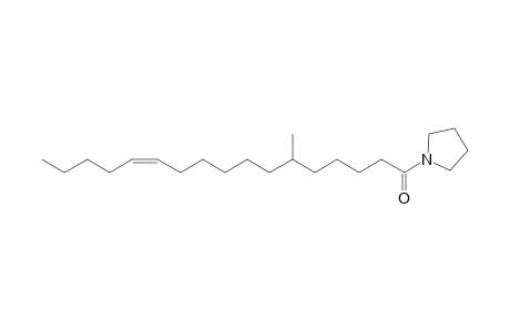 (Z)-6-methyl-1-(pyrrolidin-1-yl)heptadec-12-en-1-one