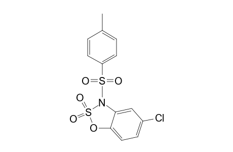 3-(p-Tolylsulfonyl)-5-chloro-1,2,3-benzoxathiazole 2,2-Dioxide