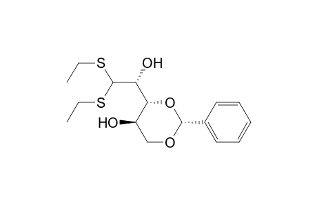D-Ribose, 3,5-O-(phenylmethylene)-, diethyl mercaptal, (R)-