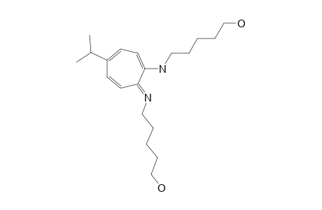 5-[[2-[(5-HYDROXYPENTYL)-AMINO]-5-ISOPROPYL-2,4,6-CYCLOHEPTATRIEN-1-YLIDENE]-AMINO]-1-PENTANOL