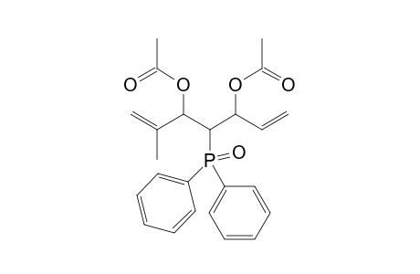 (3RS,4RS,5RS)-,and-(3RS,4SR,5SR)-(3RS,4SR,5RS) and(3RS,4RS,5SR)-4-Diphenylphosphinoyl-2-methylhepta-1,6-diene-3,5-diyl diacetate