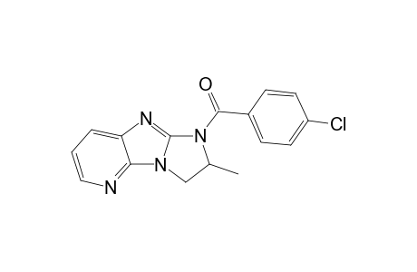 1-(p-Chlorobenzoyl)-2-methyl-2,3-dihydro-1H-imidazo[2',3' : 2,3]imidazo[4,5-b]pyridine