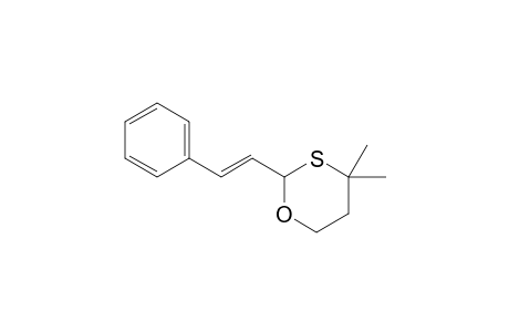trans-4,4-Dimethyl-2-styryl-1,3-oxathiane