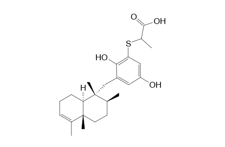 Avarol-3'-thiolactate
