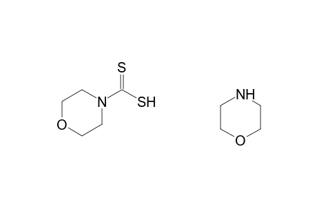 4-morpholinecarbodithioic acid, compound with morpholine