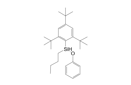 n-Butyl-phenoxy-(2,4,6-tri-tert.butylphenyl)-silane