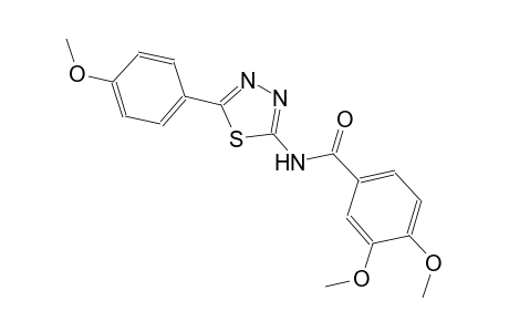 3,4-dimethoxy-N-[5-(4-methoxyphenyl)-1,3,4-thiadiazol-2-yl]benzamide