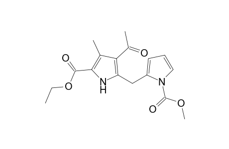Methyl 2-[(4-Acetyl-2-ethoxycarbonyl-3-methyl-1H-pyrrol-5-yl)methyl]pyrrolecarboxylate