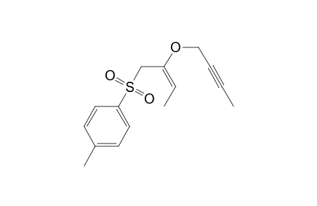 Benzene, 1-[[2-(2-butynyloxy)-2-butenyl]sulfonyl]-4-methyl-, (E)-