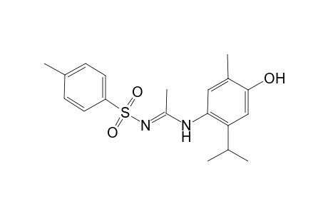 N-(4-hydroxy-2-isopropyl-5-methyl-phenyl)-N'-(p-tolylsulfonyl)acetamidine