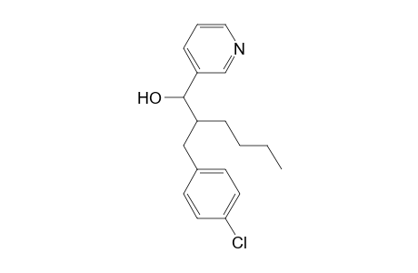3-Pyridinemethanol, alpha-[1-[(4-chlorophenyl)methyl]pentyl]-