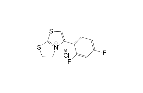 5-(2,4-difluorophenyl)-2,3-dihydro[1,3]thiazolo[2,3-b][1,3]thiazol-4-ium chloride