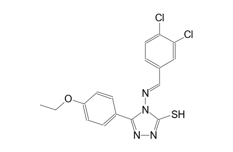 4-{[(E)-(3,4-dichlorophenyl)methylidene]amino}-5-(4-ethoxyphenyl)-4H-1,2,4-triazole-3-thiol