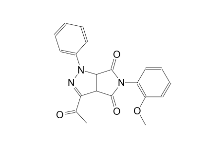 pyrrolo[3,4-c]pyrazole-4,6(1H,5H)-dione, 3-acetyl-3a,6a-dihydro-5-(2-methoxyphenyl)-1-phenyl-