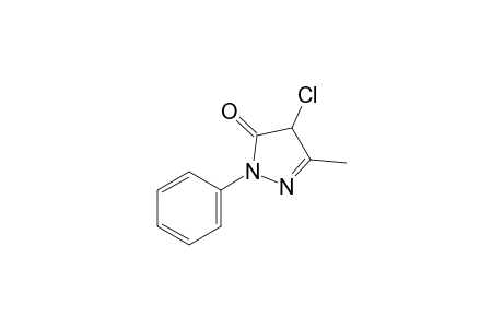4-chloro-3-methyl-1-phenyl-2-pyrazolin-5-one