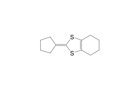2-cyclopentylidene-4,5,6,7-tetrahydro-1,3-benzodithiole